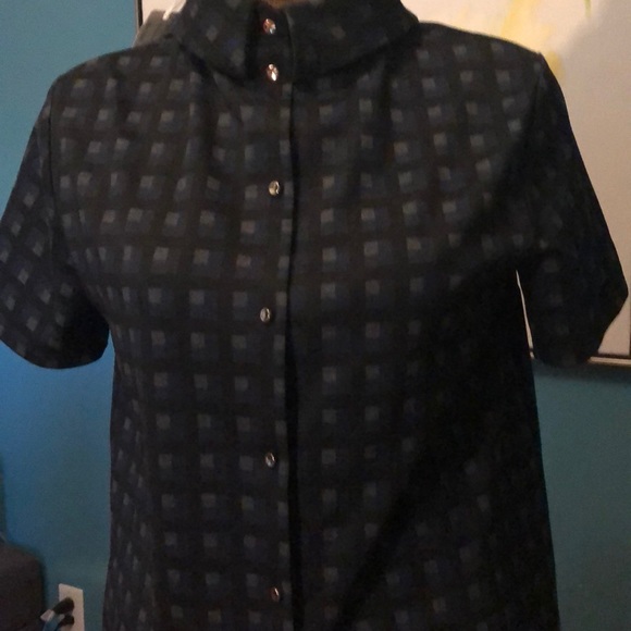 Esprit High Collar Button Down Shirt NWT - Picture 2 of 13